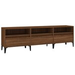 vidaXL Meuble TV chêne marron 150x30x44 5 cm bois d'ingénierie