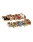 (lot  50 bacs) bac à bec carton 300 x 50 x 110 mm