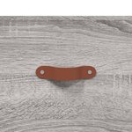vidaXL Table de chevet gris sonoma 40x35x47 5 cm bois d’ingénierie