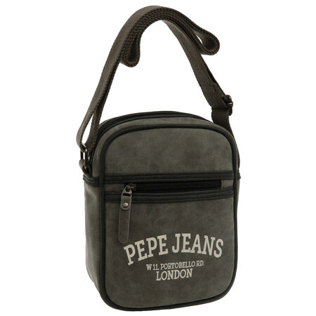 Sacoche bandoulière pépé jeans gris