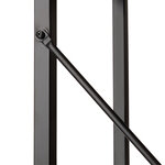 Tectake Etagère bibliothèque LEEDS style industriel 67,5 x 31,5 x 121,5 cm - bois clair industriel