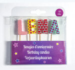 Bougies d'anniversaire léa et léna