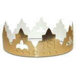 4 couronnes en carton pour galette des rois - Classique