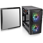 THERMALTAKE - Commander C32 TG ARGB Noir - Boitier sans alimentation - Moyen tour - Format ATX