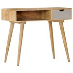 vidaXL Table console 89x44x76 cm Bois de manguier massif
