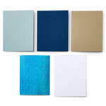 8 Cartes adhésives et enveloppes Marine - Cricut