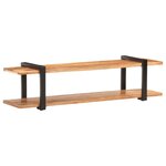 vidaXL Meuble TV 160x40x40 cm Bois d'acacia massif