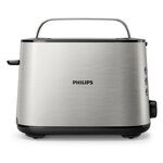 Philips hd2650/90 grille-pain métallique 2 fentes acier inoxydable