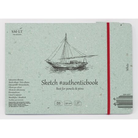 SM-LT Carnet 24,5 x 17,6 cm - Dessin Blanc