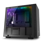NZXT Boîtier PC Smart H200i - Mini-ITX - Smart Device - Panneau en verre trempé - Noir