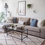 Tapis coton Berbère - beige - 140 x 200
