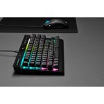 CORSAIR Clavier gamer K70 TKL RGB CS MX Red (CH-9119010-FR)