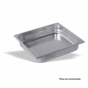 Bac gastro inox gn 2/3 perforé - h 150 mm - pujadas -  - inox