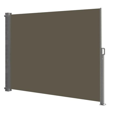 Paravent extérieur rétractable phoenix taupe  300 x 180 cm