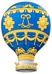 HOT AIR BALLOON 2 onces argent monnaie 25 Francs Burundi 2023