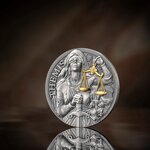Themis the great greek mythology 2 oz argent monnaie 2000 francs cameroon 2023