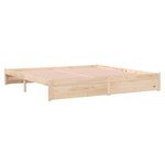 vidaXL Cadre de lit 200x200 cm bois de pin massif