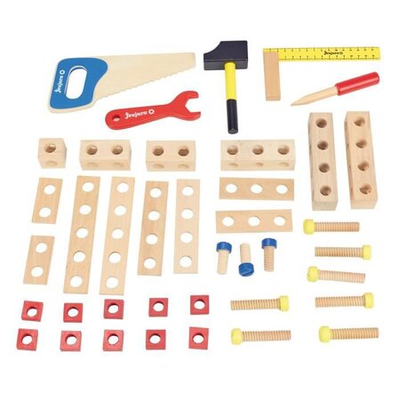 JEUJURA Boite a outils en bois