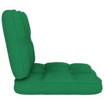 vidaXL Coussins de palette 2 Pièces vert tissu
