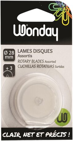 Lot de 3 lames découpes différentes pour cutter B 4198.15 SAFETOOL