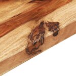 vidaXL Dessus de table Bois solide 25-27 mm 60x70 cm