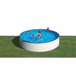 Gre piscine "ibiza" ronde blanc 350 cm kitwpr35