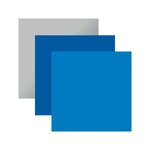 3 vinyles permanents 91 x 33 cm - océan  argenté  bleu
