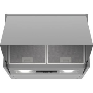 Hotte escamotable bosch - l 60 cm - argent - evacuation / recyclage - 625 m³/h - 70 db - 3 vitesses d'aspiration