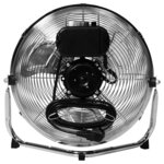 Perel ventilateur de plancher 30 cm chrome