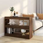 vidaXL Bibliothèque/Séparateur de pièce Chêne marron 100x30x72 cm