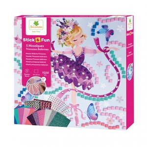 Stick'n fun princesses ballerine  mosaiques