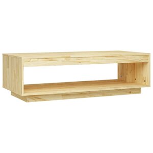vidaXL Table basse 110x50x33 5 cm Bois de pin massif