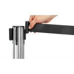 Barrière rétractable avec sangle 1800 - bartscher -  - nylon 360x360x915mm