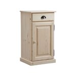 Confiturier en bois brut 1 tiroir 1 porte