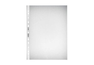 pochette perforée, format A4, transparent, 0,09 mm, pqt 10 HERLITZ