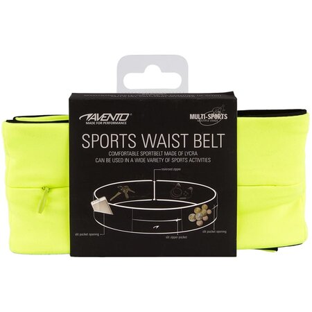 Avento ceinture abdominale 21pr-fgz-m taille m lycra jaune