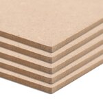 vidaXL Plaques de MDF 8 Pièces Carré 60x60 cm 12 mm