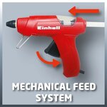 Einhell Pistolet à colle chaude TC-GG 30 rouge 30 W