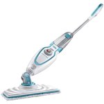 BLACK+DECKER FSM1605-QS Nettoyeur vapeur balai Steam Mop - 1300W - 350 ml - Blanc