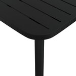 vidaXL Ensemble de salle à manger de jardin 5 Pièces anthracite acier