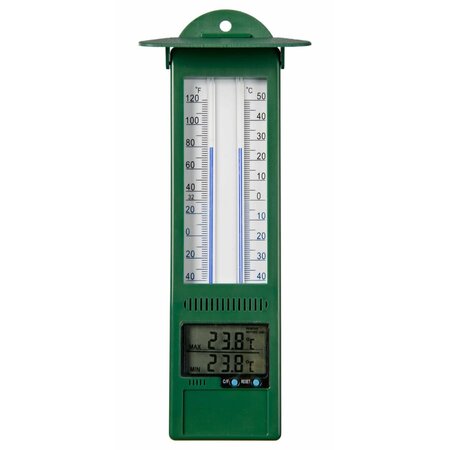 Nature Thermomètre numérique min-max d'extérieur 9 5x2 5x24 cm