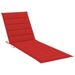 vidaXL Chaises longues 2 Pièces avec coussins Bois d'acacia solide