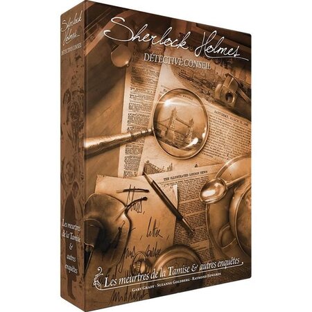 Sherlock holmes détective conseil : meurtres de la tamise & autres enquetes - asmodee - jeu de société - jeu d'enquete