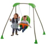 TRIGANO Balançoire pliable de bébé Tatou Funny 118x142x124cm J-10180P8