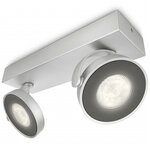 Philips myliving plafonnier led "clockwork" 2x4 5 w argenté 531724816