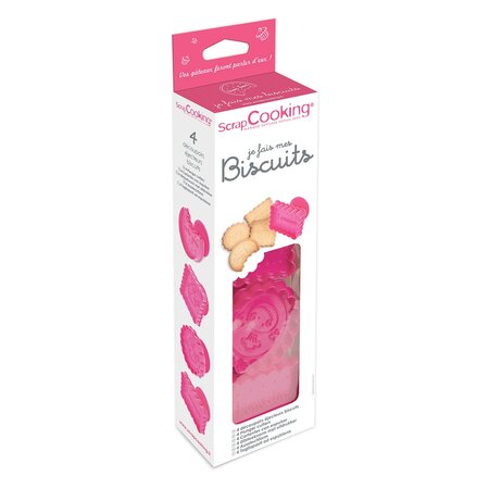 Kit 4 découpoirs-éjecteurs pour Biscuits