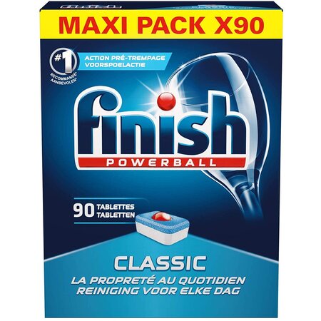 Pack 90 Pastilles Lave-Vaisselle Powerball Classic FINISH