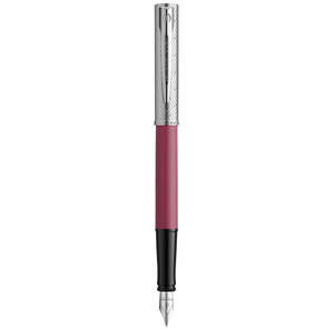 Stylo plume waterman allure deluxe rose  plume fine  cartouche d'encre bleue  coffret cadeau