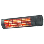 Eurom chauffage pour patio "golden 2000 ultra rcd" 2000 w noir