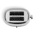 Livoo Grille-pain rétro électrique 2 fentes Blanc